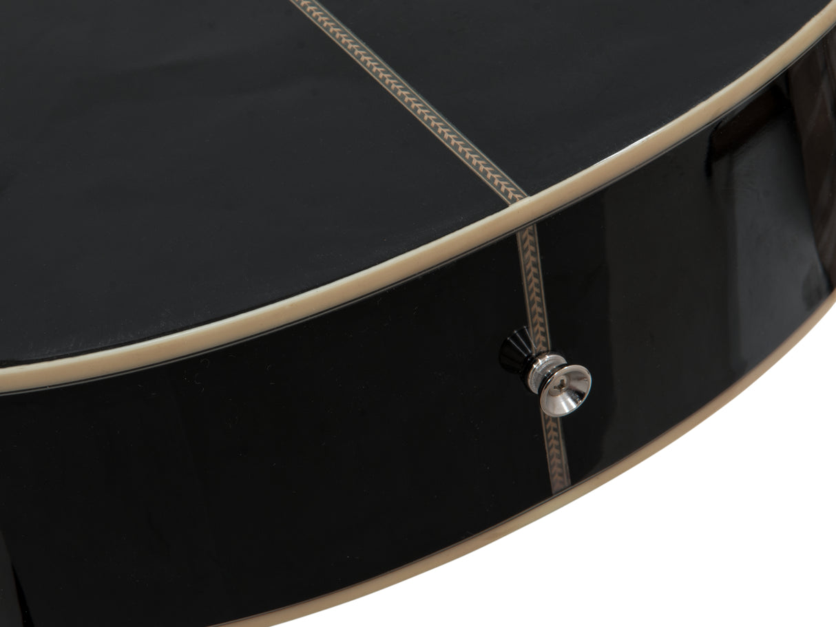 DiMavery AW-400 Western Gitarr - Sort