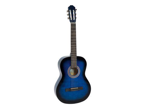 DiMavery AC-303 Klassisk gitarr, Blue Burst