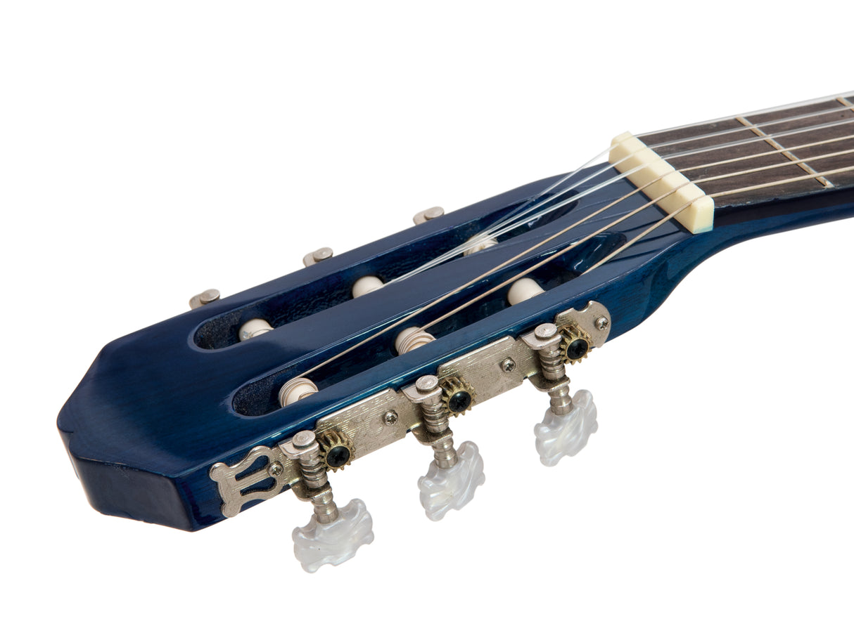 DiMavery AC-303 Klassisk gitarr, Blue Burst