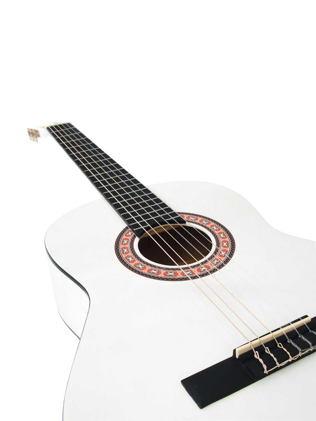 DiMavery AC-303 klassisk gitarr, vit