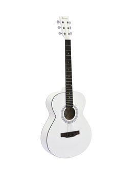 DiMavery AW-303 Western Gitarr - Vit
