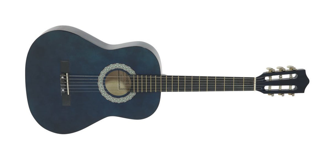 DiMavery AC-303 klassisk spansk gitarr 3/4 (blå)