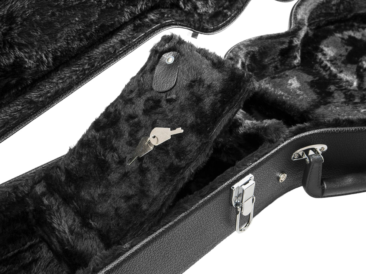 DiMavery Flightcase Elgitarr LP , Sort