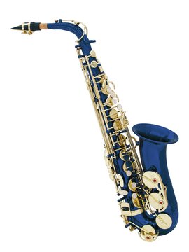 DiMavery SP-30 Eb altsaxofon, blå