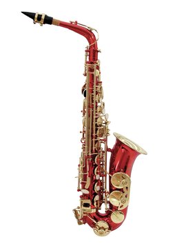 DiMavery SP-30 Eb altsaxofon, röd