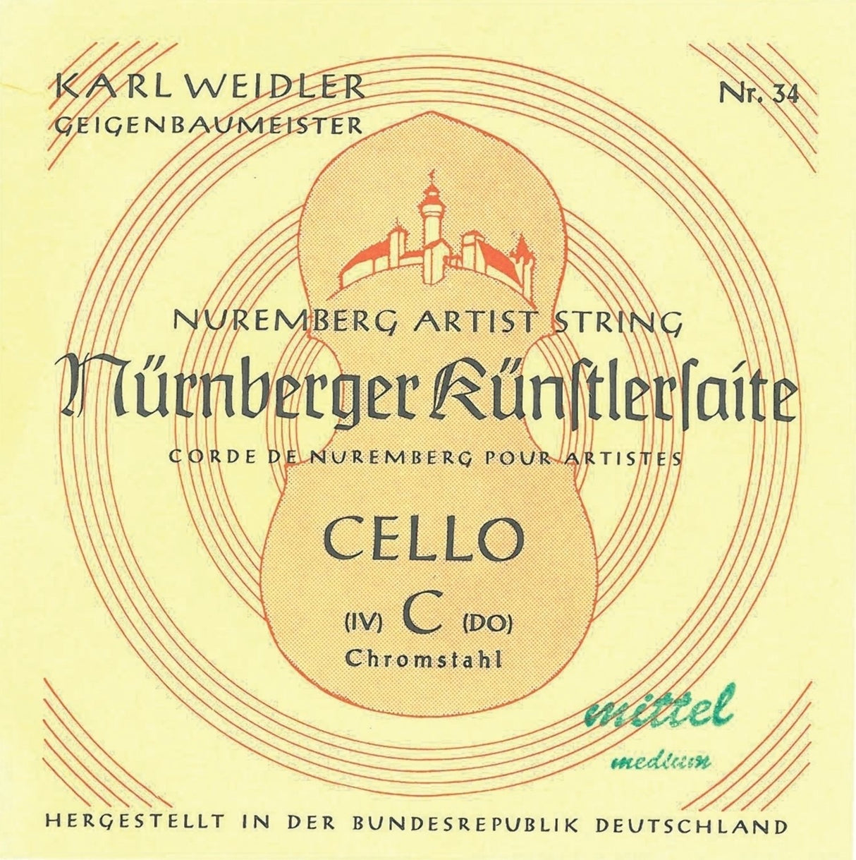 Nürnberger Cellos-strängar Künstler - 3/4 (33)