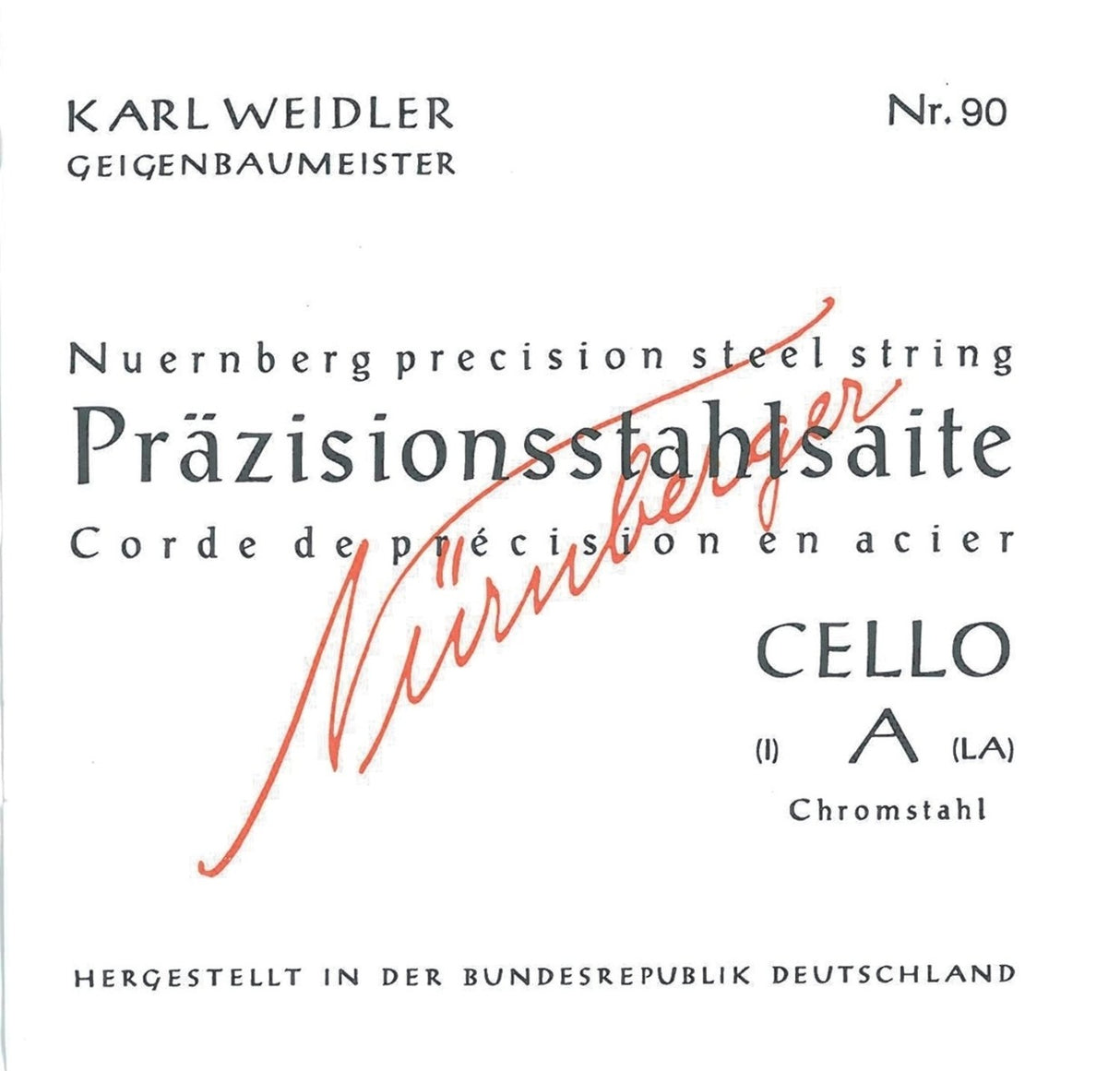 Nürnberger Cellos-strängar Precision - 1/2 (94)