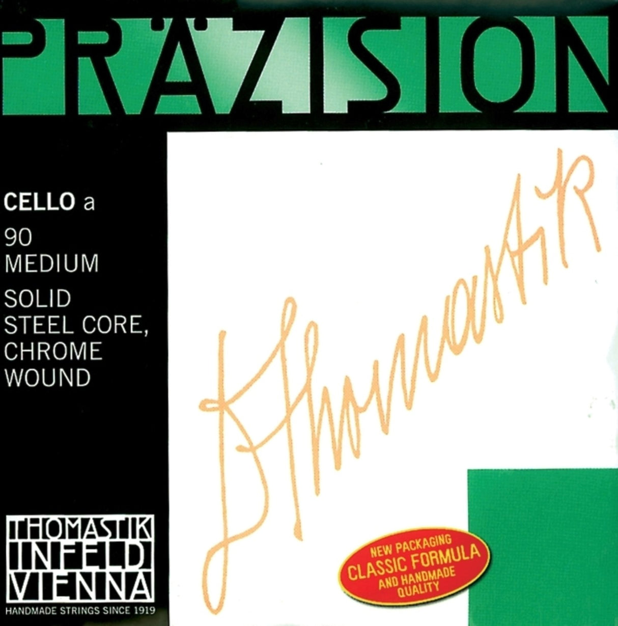 Thomastik-Infeld Cellos-strängar Precision stål massiv kärna - Medium (90)