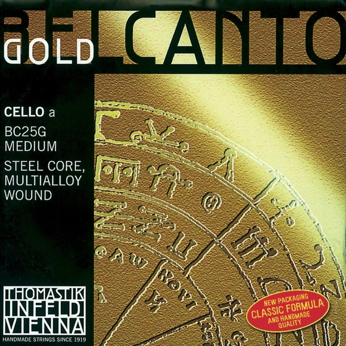 Thomastik-Infeld Cellos-strängar Belcanto Gold - Medium (BC31G)