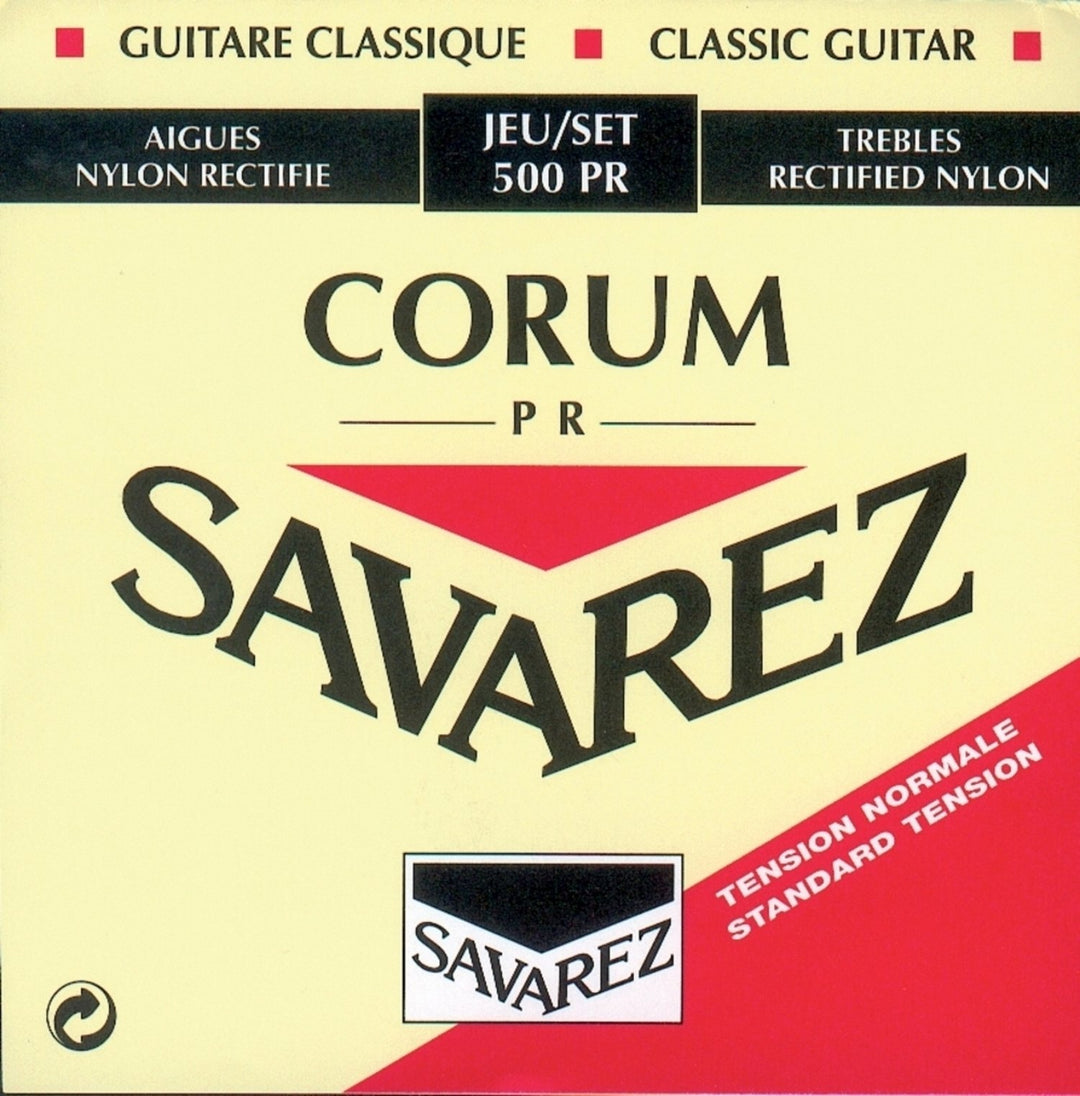 Savarez strängar för klassiska Gitarrer Corum PR nylon - Set standard (500PR)