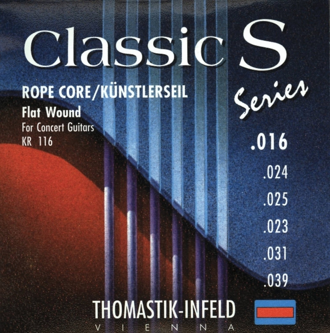Thomastik-Infeld Strängar för klassisk gitarr Classic S repkärna - Set (KR116)