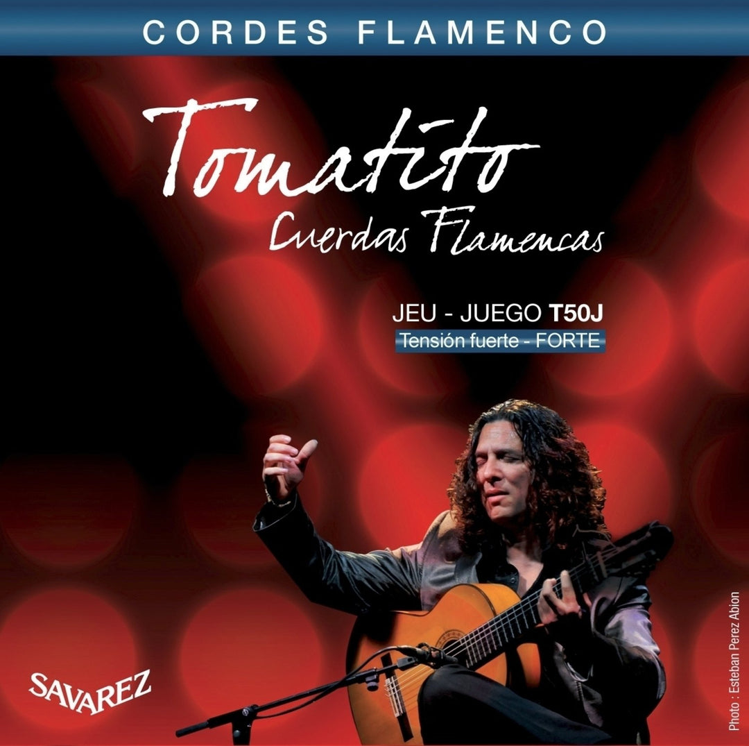 Savarez strängar för klassisk gitarr Flamenco - Set hög (T50J)