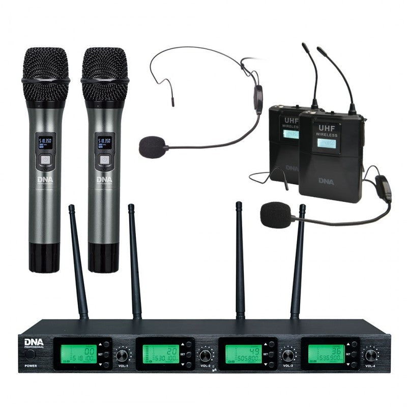 DNA RV-4 MIX trådlöst mikrofonset
