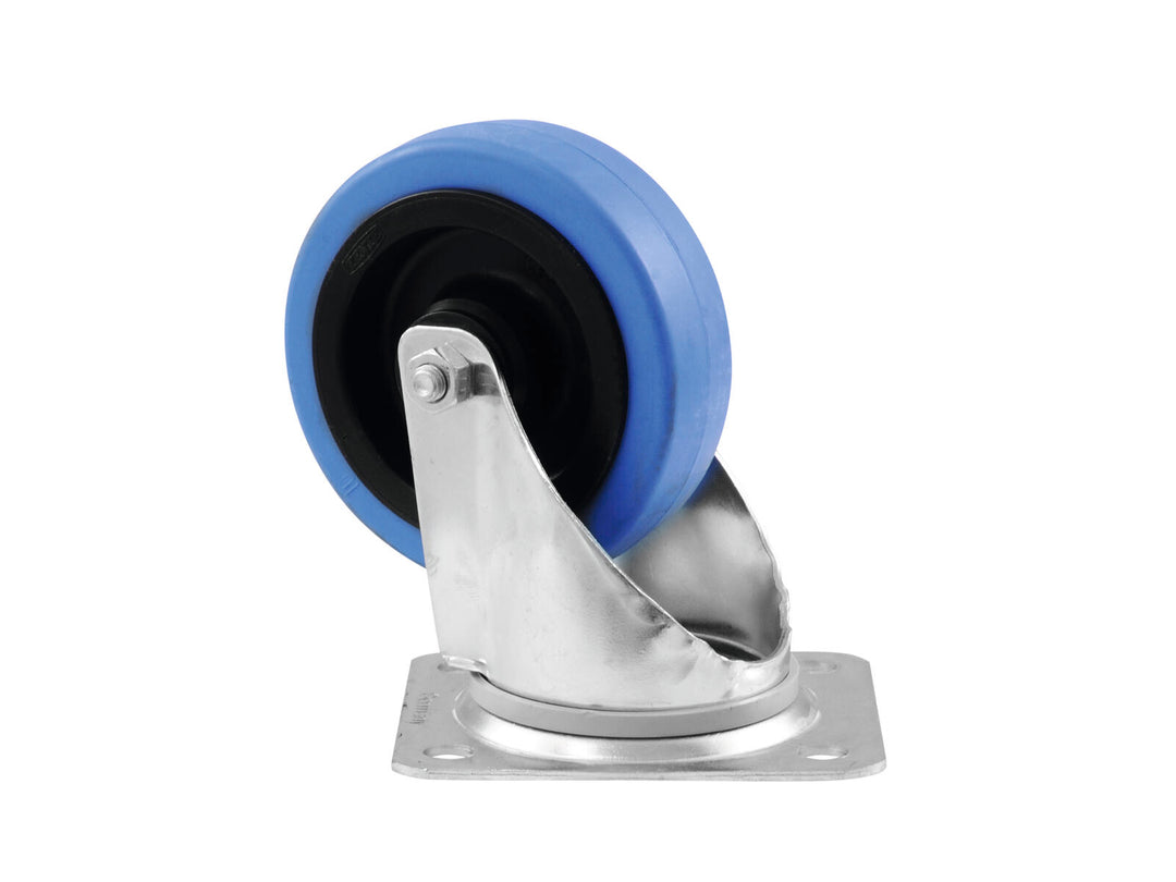 ROADINGER vridbart hjul 100 mm BLUE WHEEL light blått