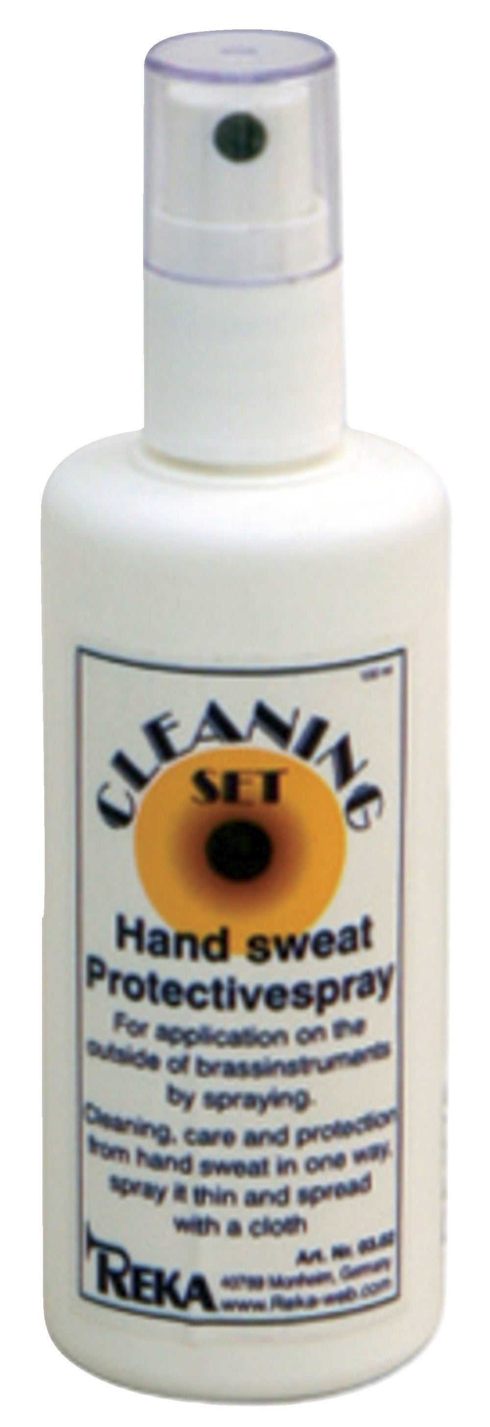 Reka spray mot handsvett för lackerade instrument