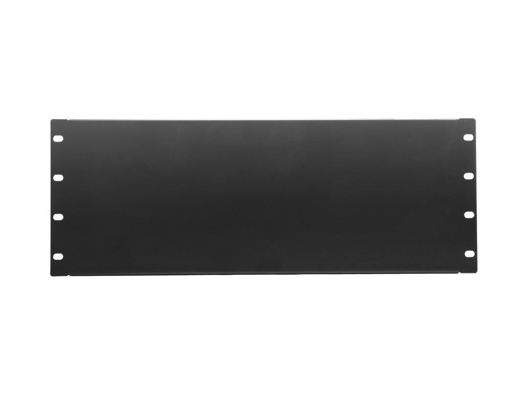 OMNITRONIC Frontpanel Z-19U-formad, stål, svart 4U