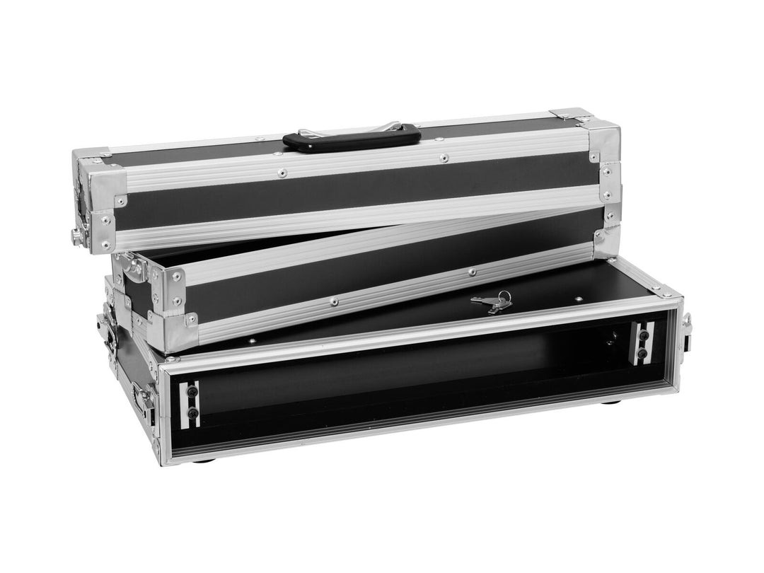 ROADINGER Effect Rack CO DD, 1U, 24cm deep, svart
