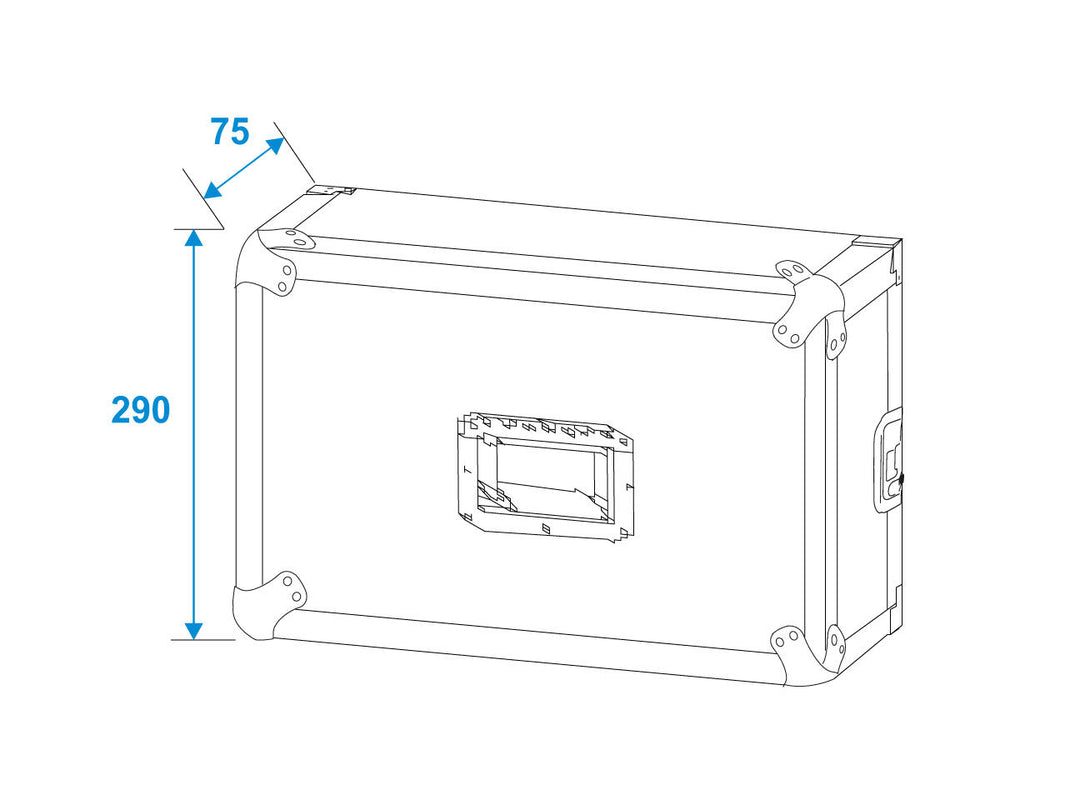 ROADINGER Rack PRO 6U 25cm
