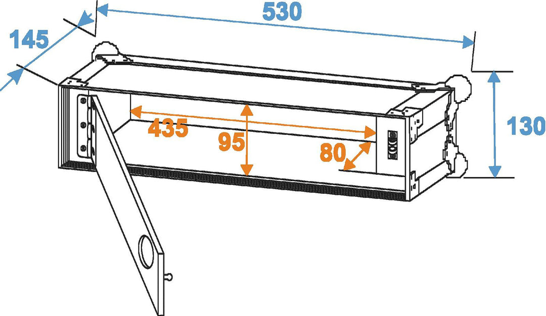 Flightcase för trådlösa mikrofonsystem