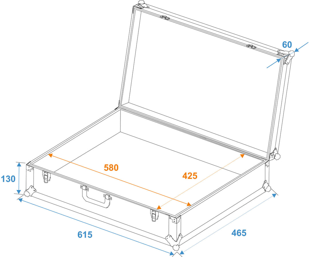 ROADINGER Universal Case FOAM, svart, GR-4 svart