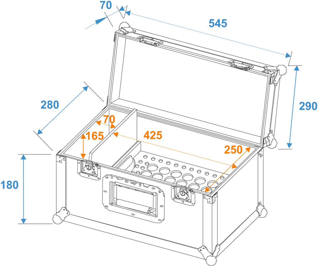 ROADINGER UKAC-50 Universellt konadapterfodral