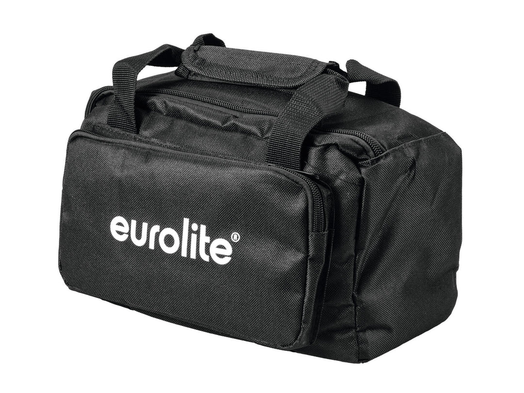 EUROLITE Set 4x AKKU Flat Light 3 bk + laddare + mjuk väska