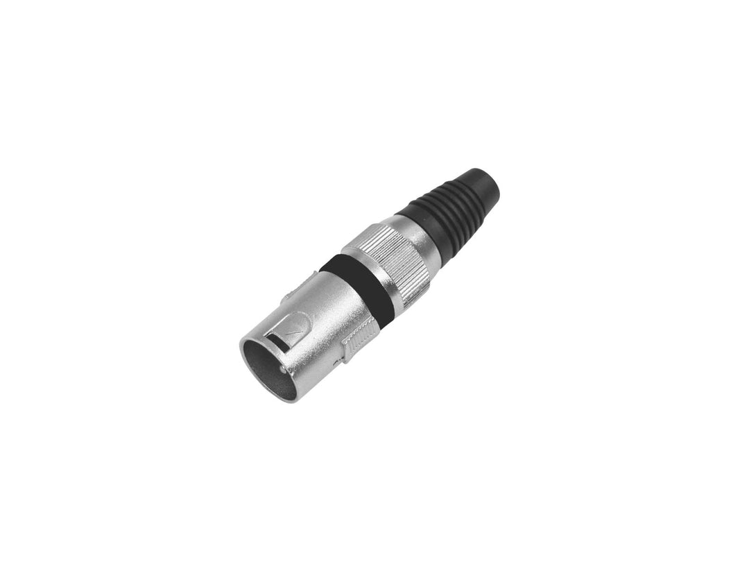 OMNITRONIC XLR-kontakt 3-pol bk 10x