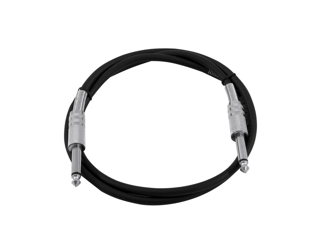 OMNITRONIC Jack-kabel 6,3 mono 1,5 m bk