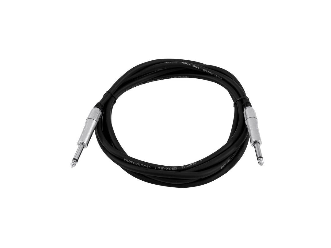 OMNITRONIC högtalarkabel Jack 2x1.5 1.5m svart
