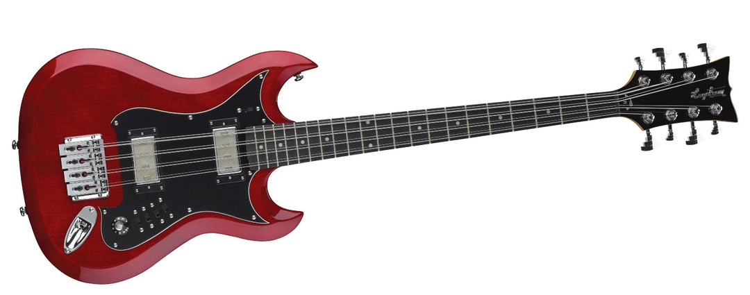 Hagstrom H8II 8-strängad bas Wild Cherry Transparent