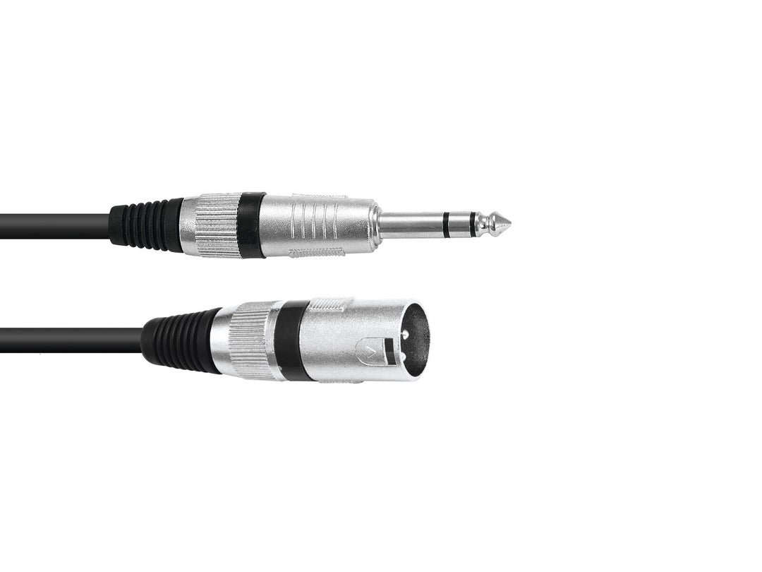 OMNITRONIC adapterkabel XLR(M)/Jack stereo 5 m bk