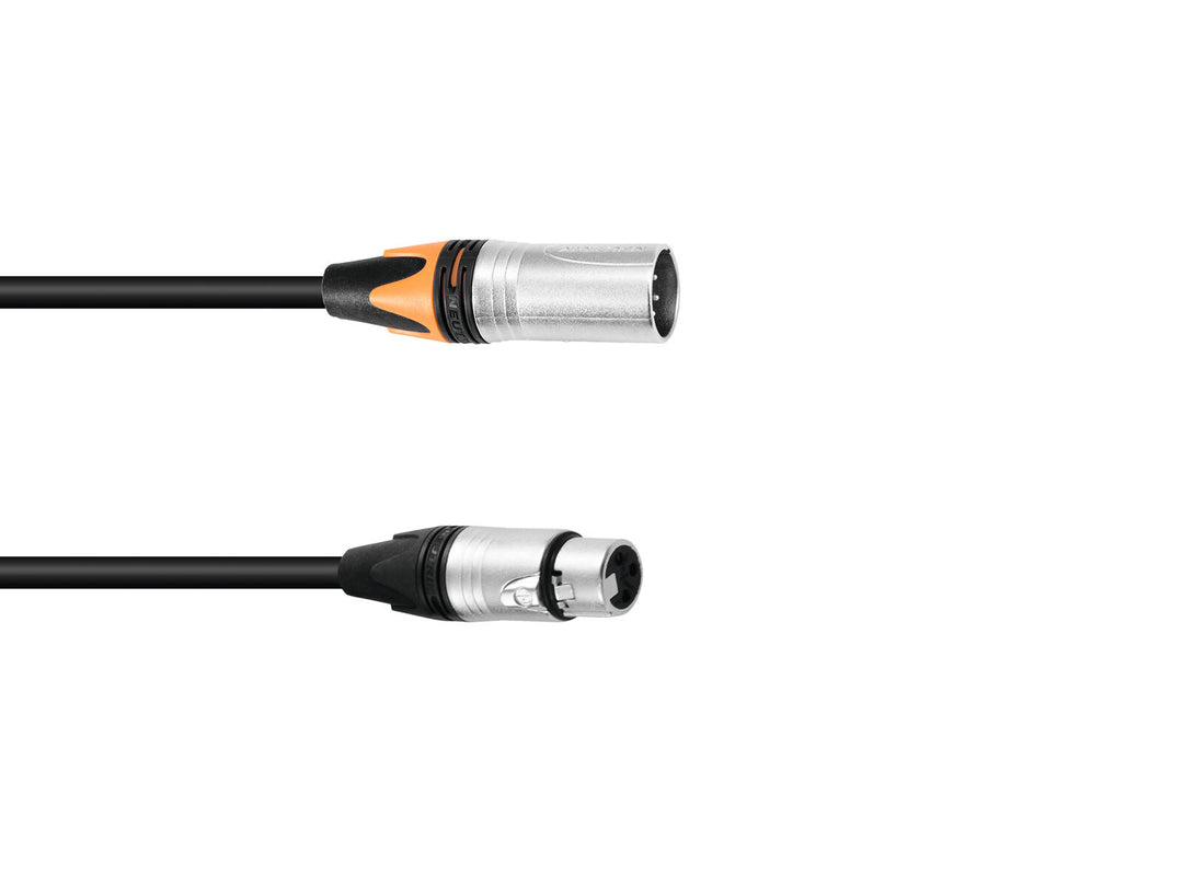 PSSO adapterkabel DMX XLR 5-pin/3-pin 0.3m bk