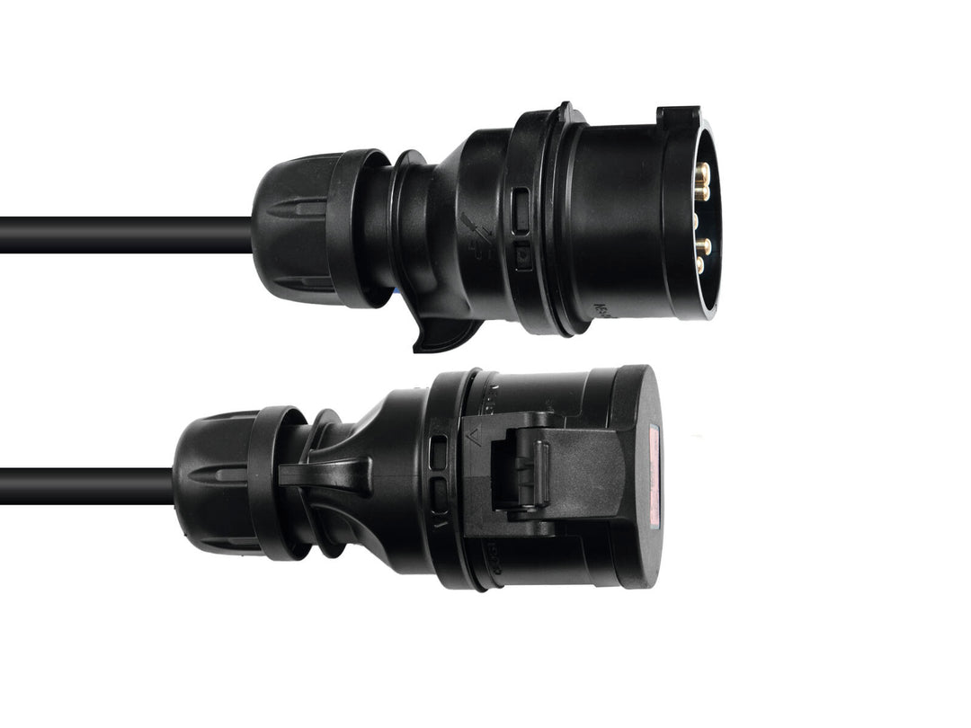 PSSO CEE-förlängning 16A 5x2.5 25m Black Edition