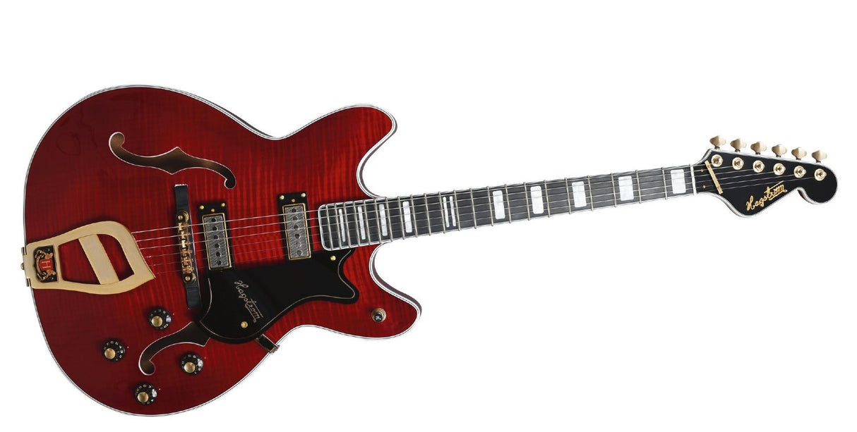 Hagstrom 67' Viking II - Wild Cherry Transparent