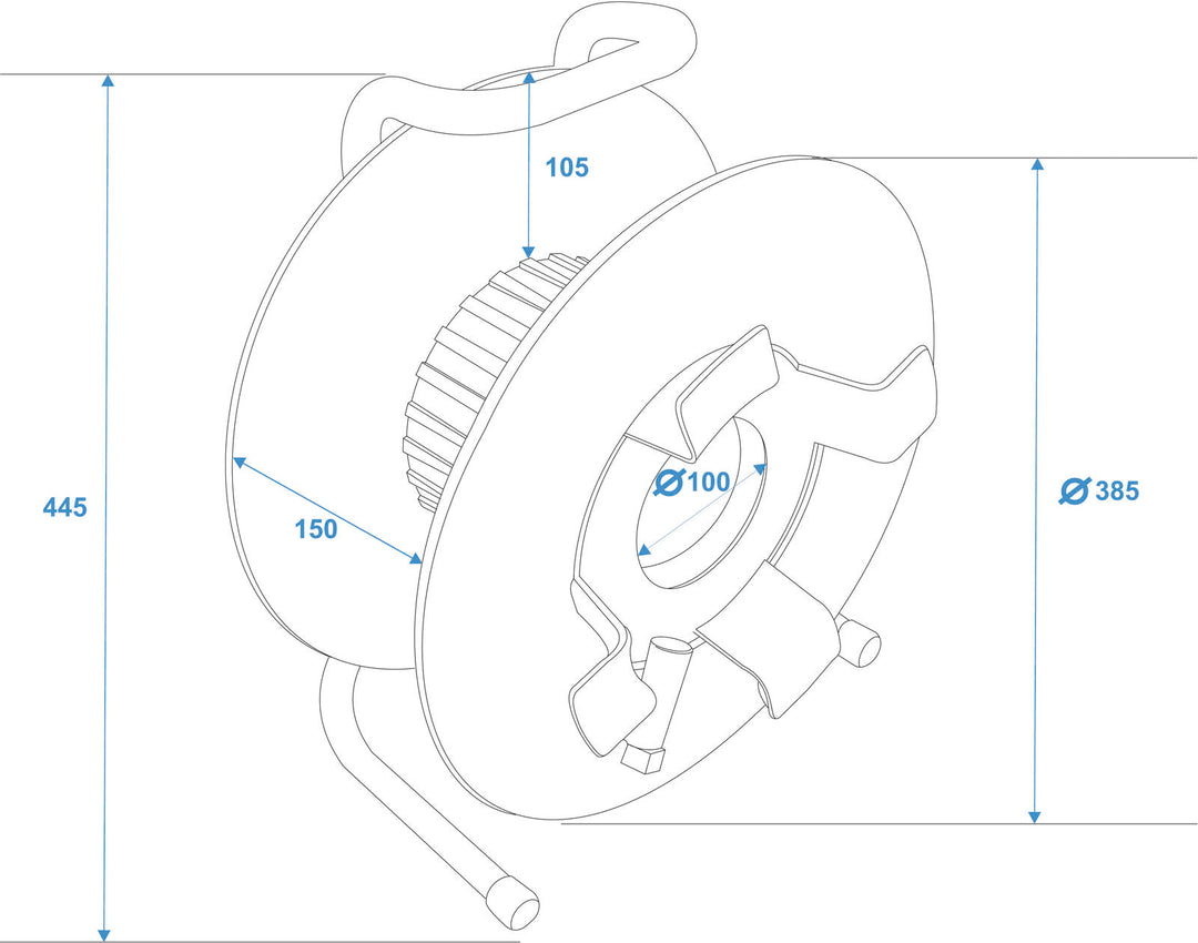 SCHILL kabeltrumma IT380.RM A=385/C=142