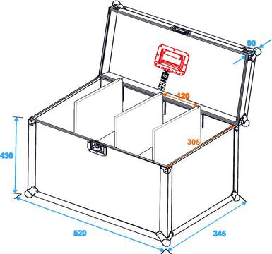 Universal Flightcase Pro (48 x 30 x 46 cm)