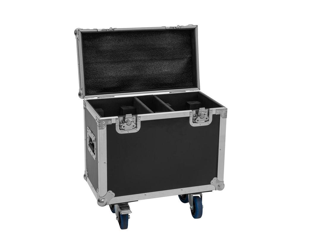 EUROLITE Set 2x LED TMH-B120 Hypno Movingheads Beam + Flightcase med hjul