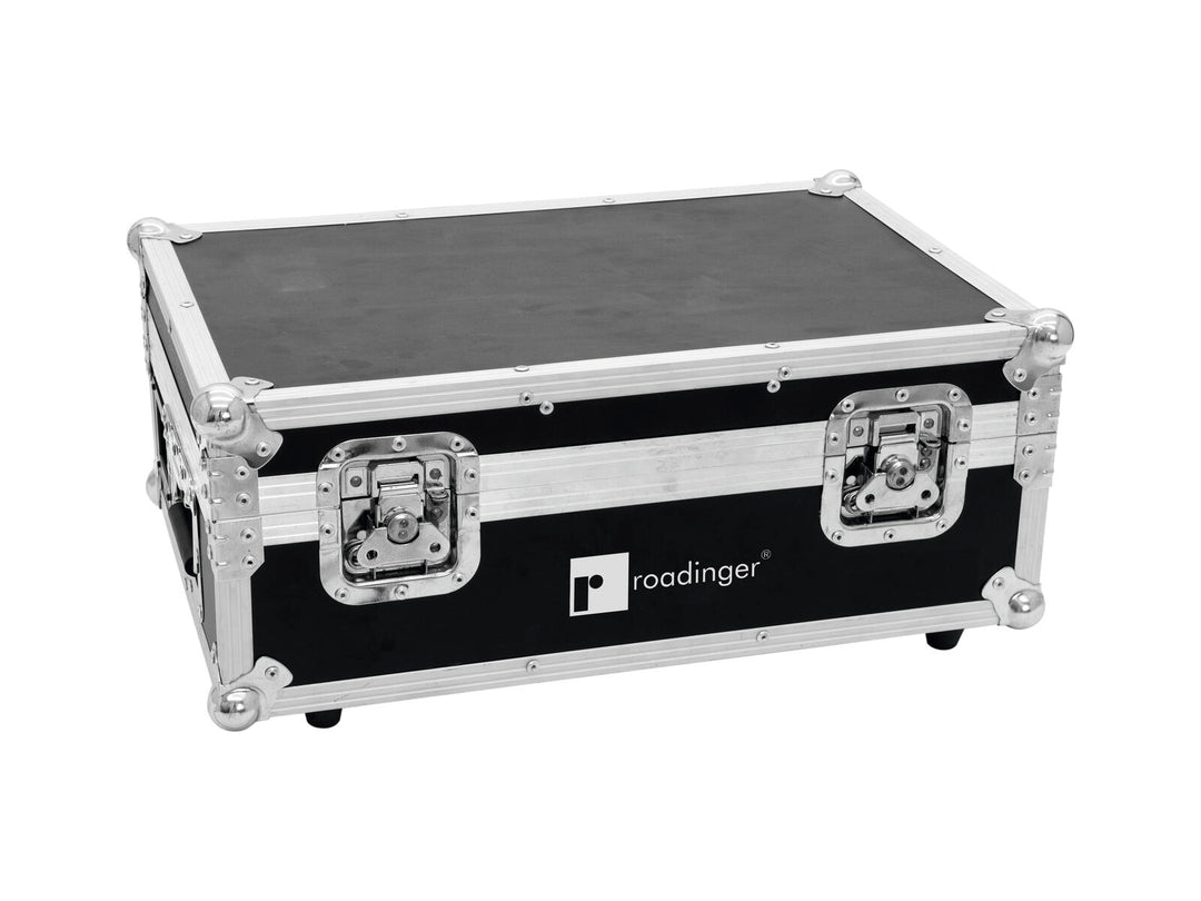 ROADINGER Flightcase 4x AKKU TL-3 Trusslight QuickDMX med laddningsfunktion