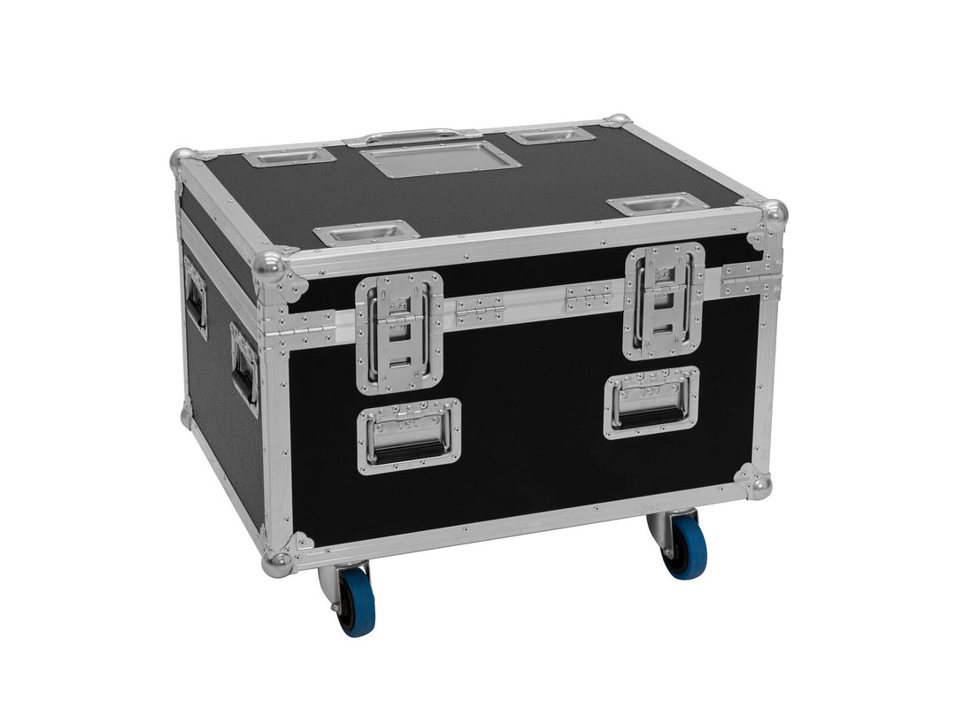 ROADINGER Flightcase 4x LED TMH-X4 med hjul