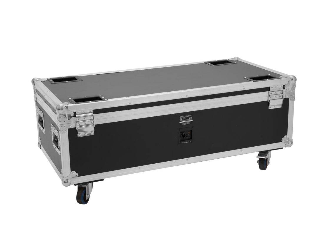 ROADINGER Flightcase 8x AKKU IP PAR 7 QCL WDMX med laddningsfunktion