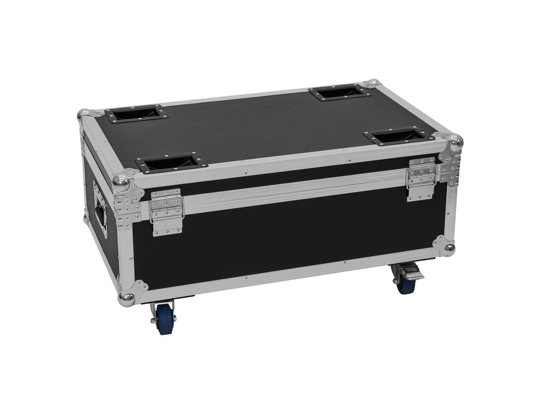ROADINGER Flightcase 4x LED CLS-18 QCL RGB/WW med hjul