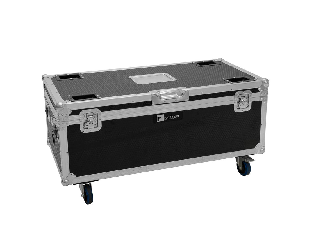 ROADINGER Flightcase 4x AKKU Multiflood IP 18x10W RGBW Wash CRMX med laddningsfunktion