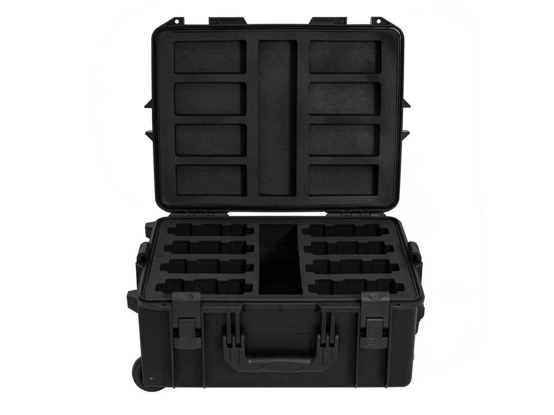 ROADINGER Plastfodral för 8x AKKU Flat Light med vagn