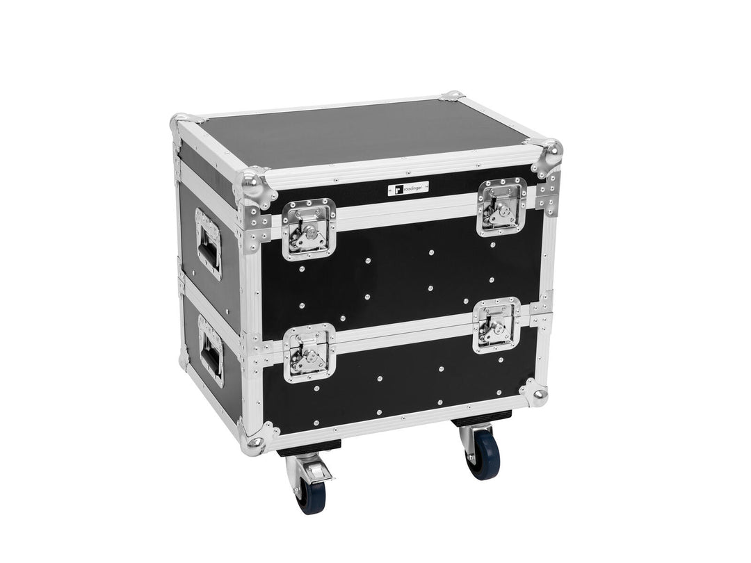 ROADINGER Flightcase för 8x IP PIX Strobe RGB CW+WW med hjul
