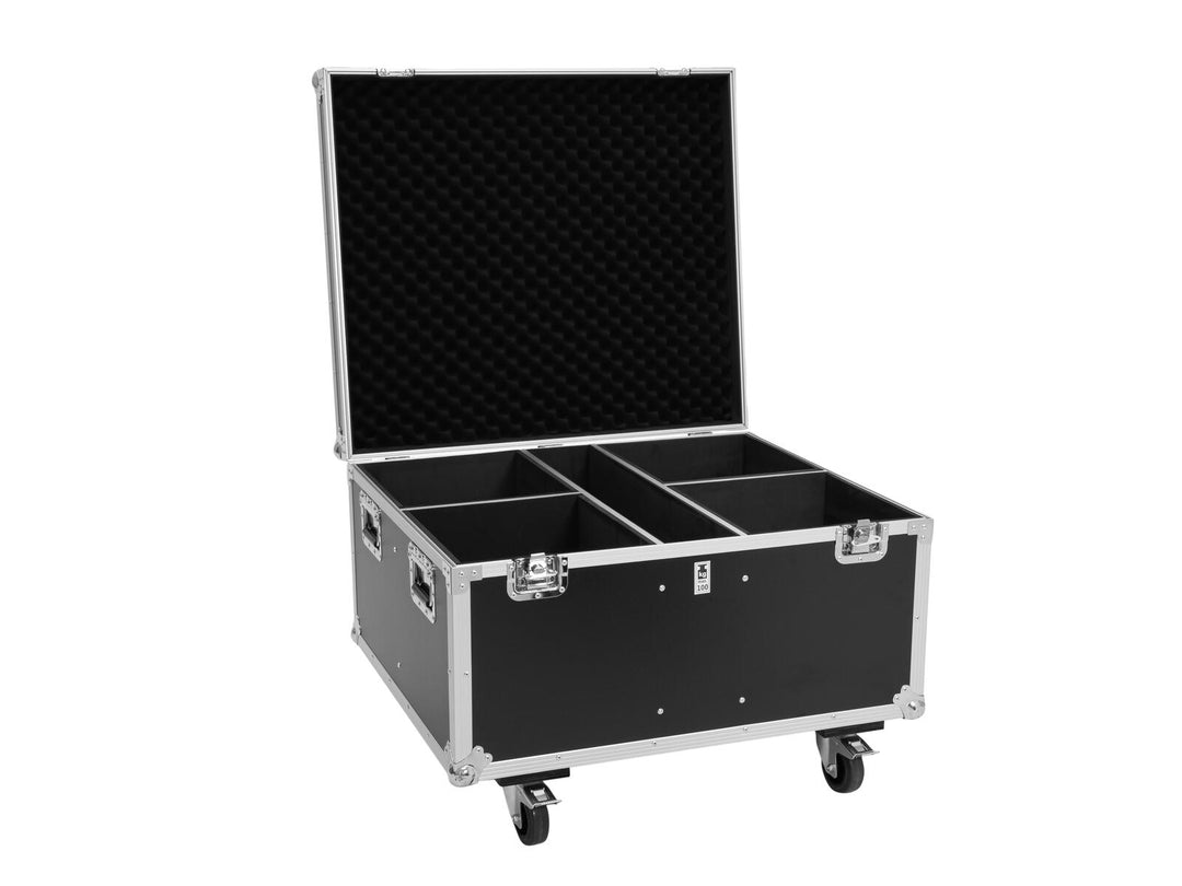 ROADINGER Flightcase 4x THA-100F MK3 med hjul