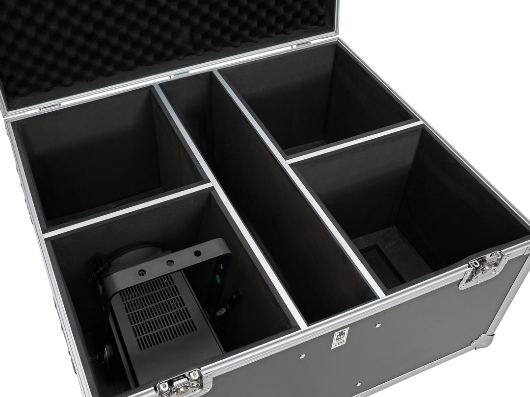 ROADINGER Flightcase 4x THA-100F MK3 med hjul