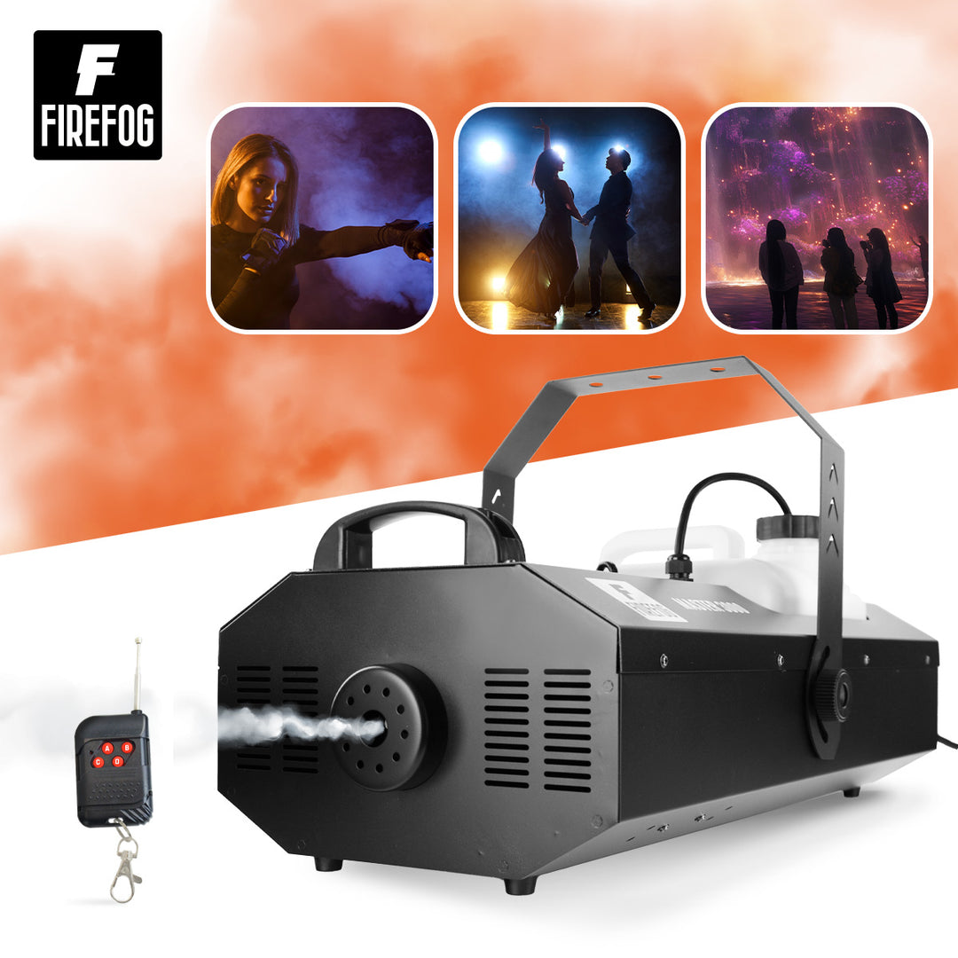 Firefog Master 3000 rökmaskin 3000 W med DMX och fjärrkontroll