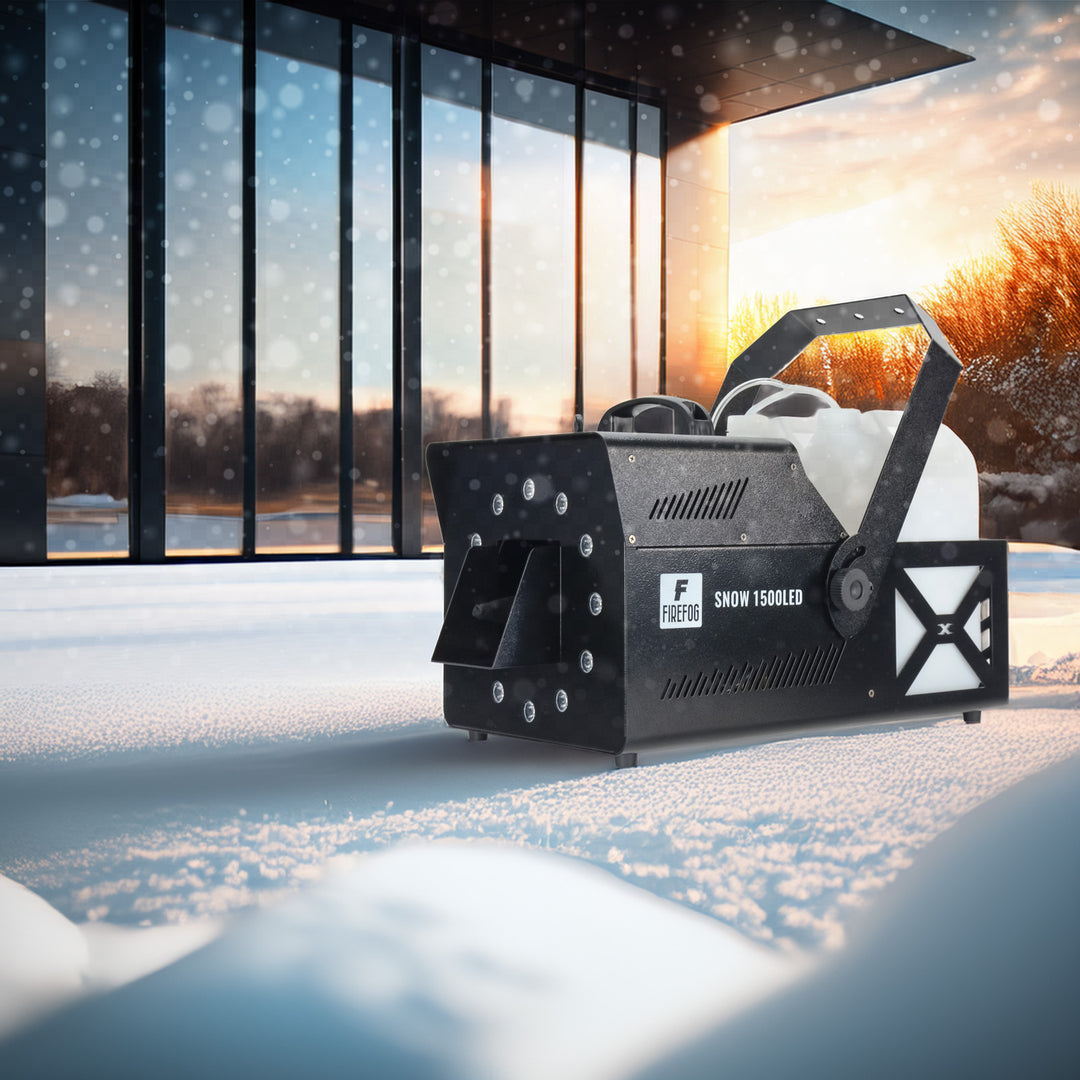 Firefog Snow 1500LED snömaskiner 1500 W med RGB LED och DMX