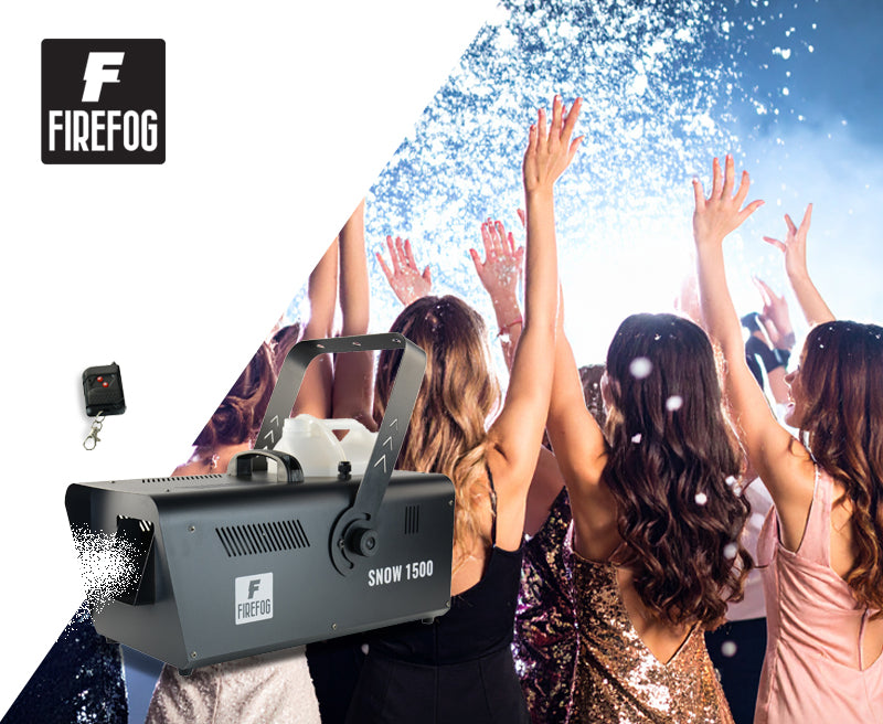Firefog Snow1500 DMX snömaskiner 1500 W med fjärrkontroll