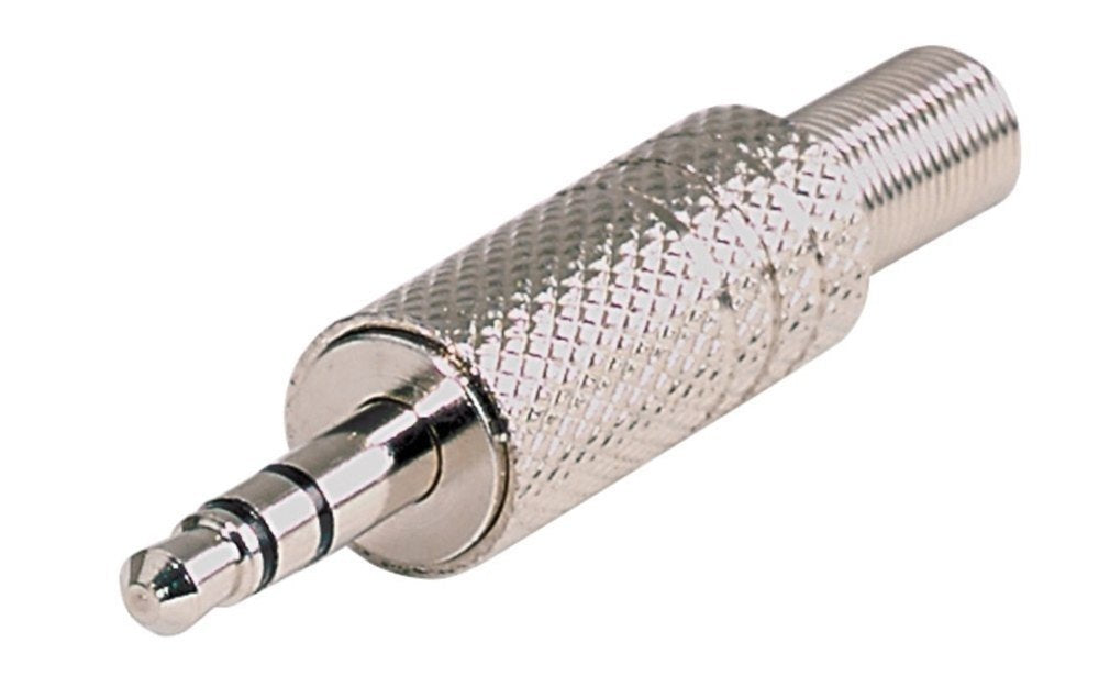 GEWA 3,5 mm stereo-minijackkontakt med böjskydd